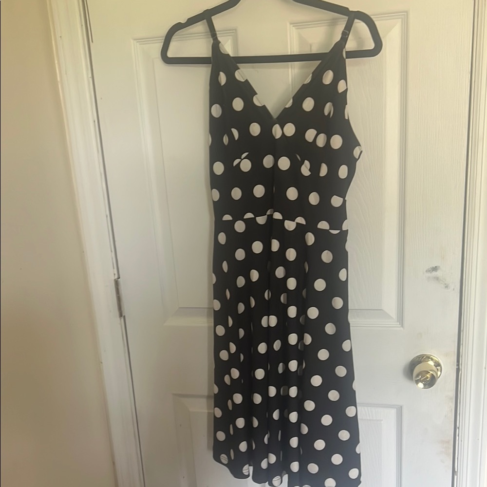 Measeor Retro Swing Polka Dot Pinup Dress